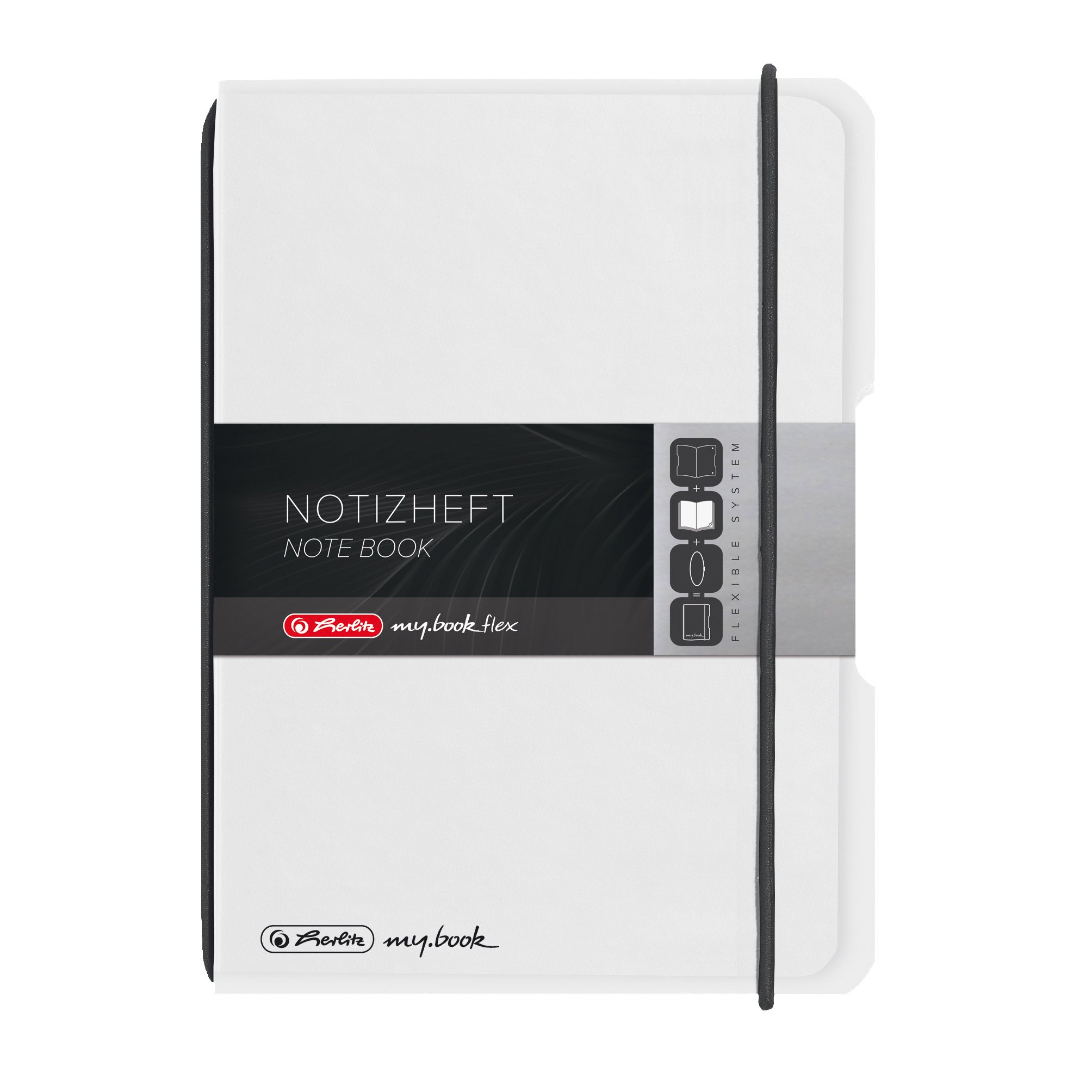Herlitz My.Book Flex A6 Squared Notebook - Translucent