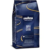Lavazza Super Crema Whole Bean Coffee Blend, Medium Espresso Roast, 2.2 Pound (Pack of 1) Authentic Italian, Blended And Roas