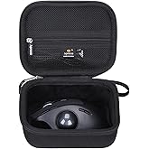 Aproca Hard Case Compatible with ProtoArc Wireless Trackball Mouse EM01, Protable Storage Bag for Accessories (Case Only)