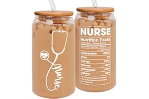 SUCHAGIFT Nurse Gifts for Women - Gifts for Nurses, Nurse Appreciation Gifts - Nurses Week Gifts - Nursing Gifts, New Nurses Gifts, Nursing Graduation Gifts - RN Gifts for Nurses Women - 16 Oz Can Glass