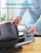 Babacom Laptop Stand Ergonomic Foldable Height Adjustable Ventilated Aluminium view 4