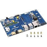 Waveshare Compute Module 5 IO Board, Compatible with All Variants of Raspberry Pi CM5, with PoE Feature, Single Board Only