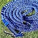 Flexible Expandable Garden Hose 25Feet,Yummy Sam Double Layer Latex Retractable Collapsible Garden Water Hose with 7 Functions Spray Nozzle,Expands to 3 Times Length (25Ft, Blue)