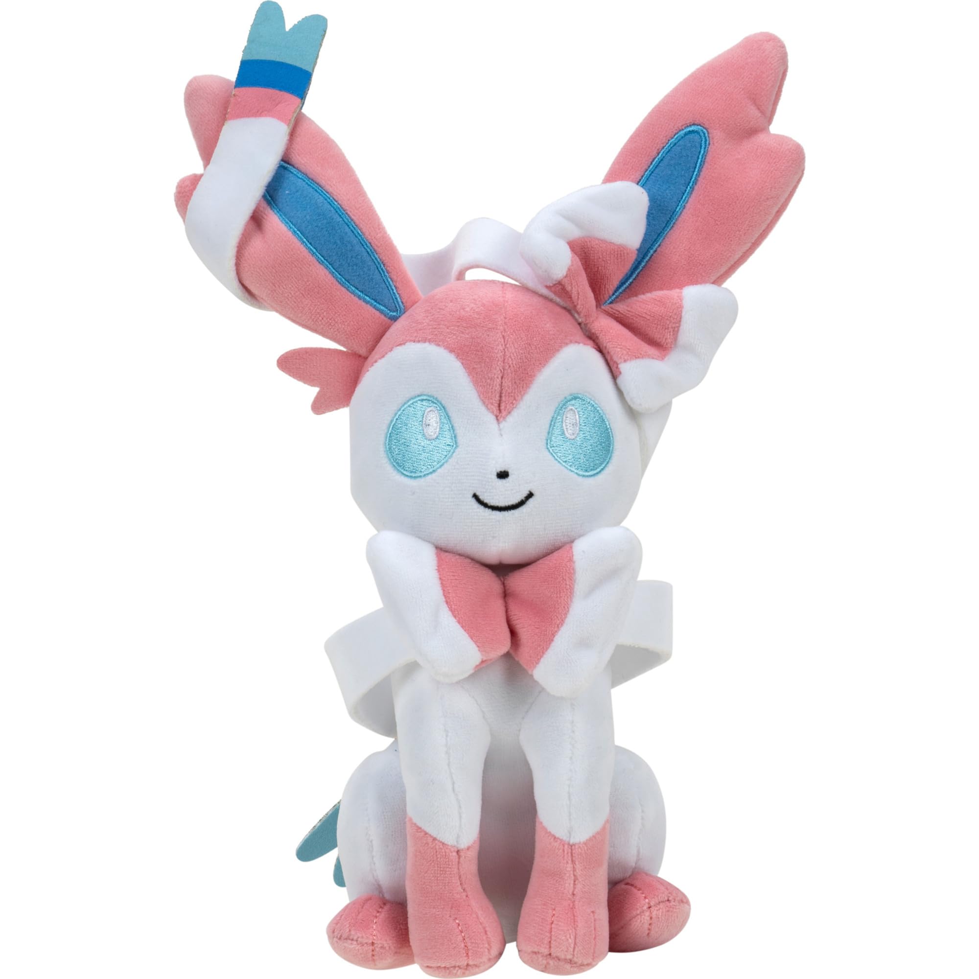 Peluche Pokemon Sylveon - Peluche suave de 8 pulgadas con detalles auténticos