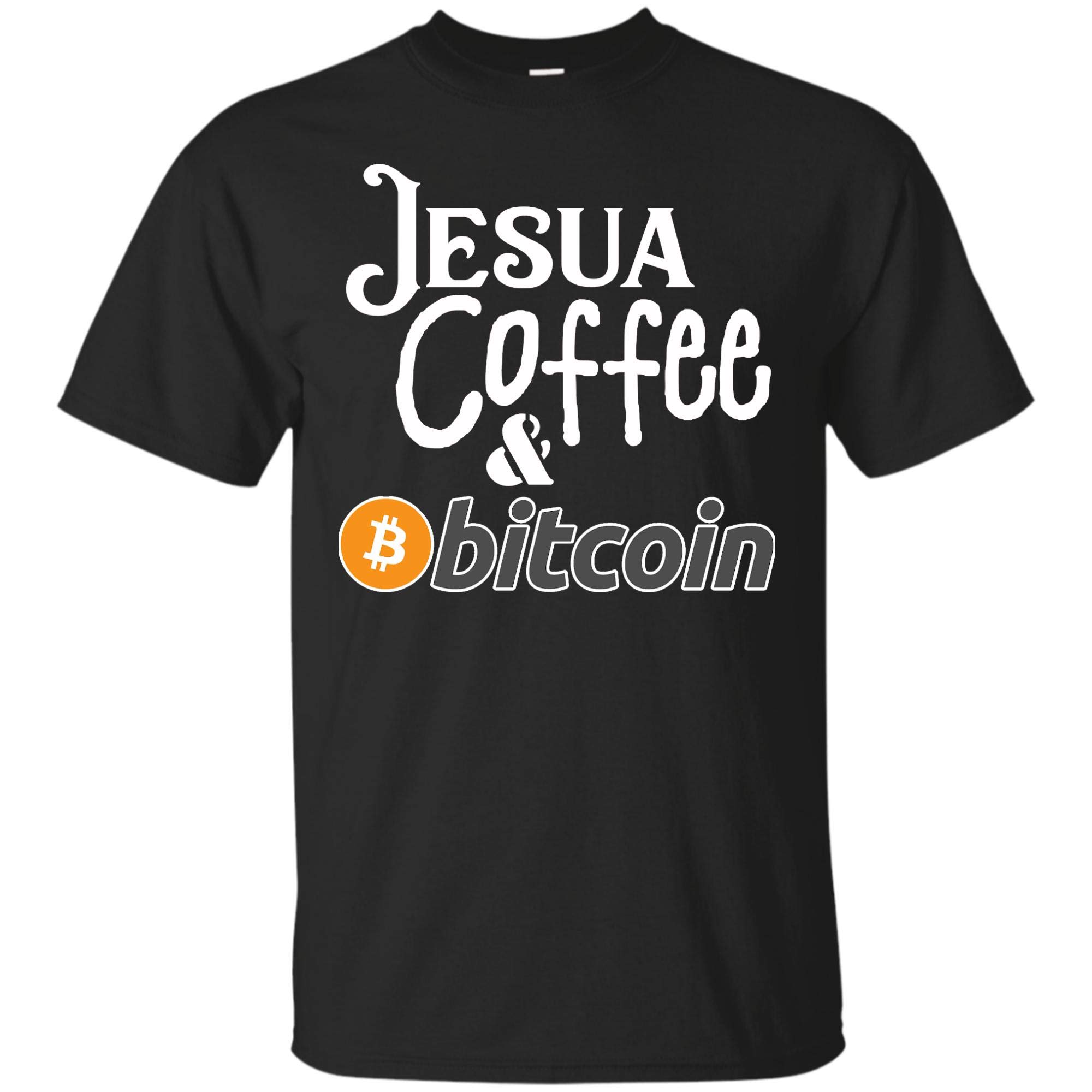 Harleyfunny Jesus Coffee And Bitcoin T Shirt Crypto Money
