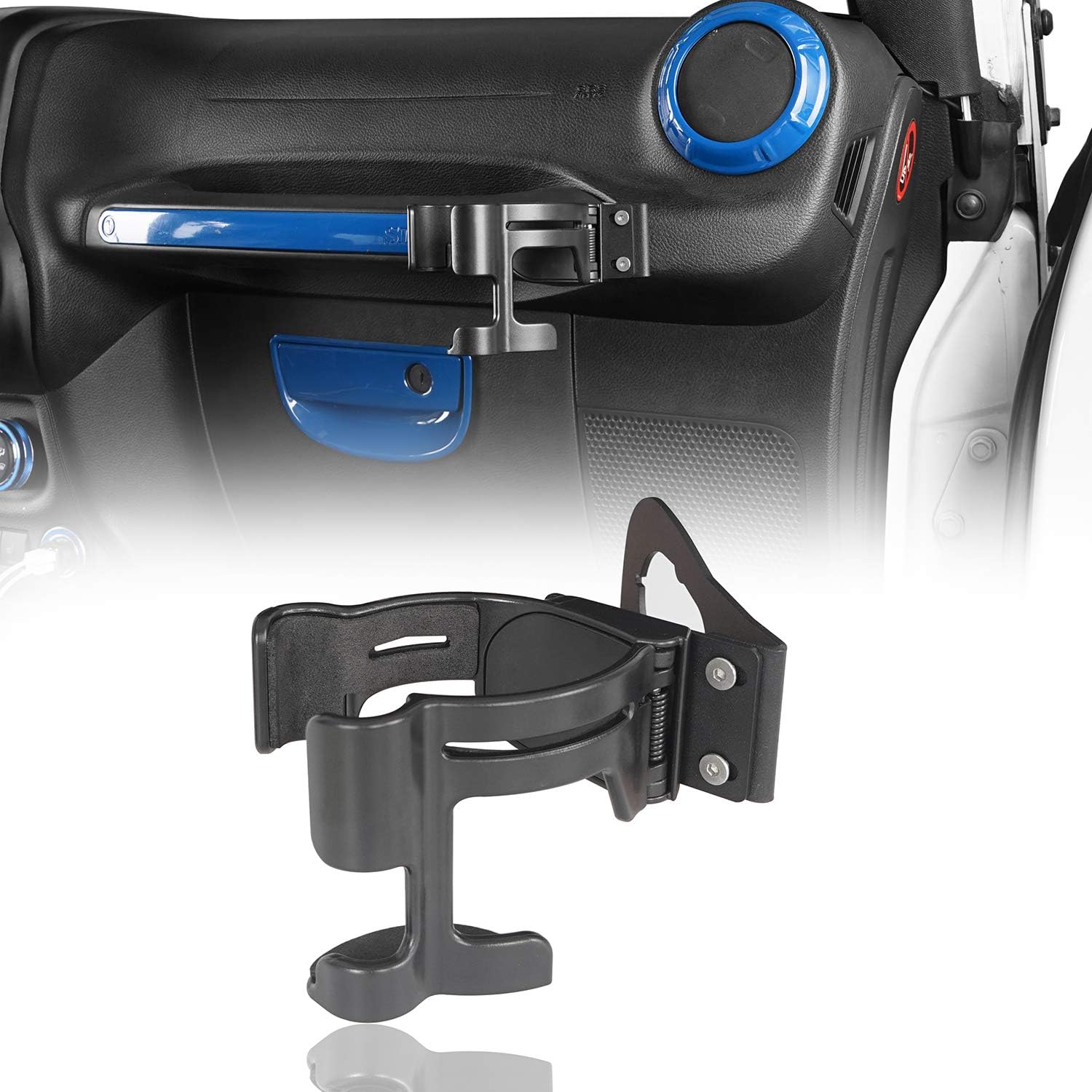 Jeep Wrangler JK 1118 MultiFunction Drink Cup Holder Bracket (Co