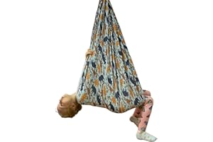 BUBLU Sensory Toys Baby Patio Swing Set Cotton Hammock Vacation Essentials Swingset Outdoor Swinging Indoor for Kids Children Autism Toys Toddler Tree Swings Swing Chair