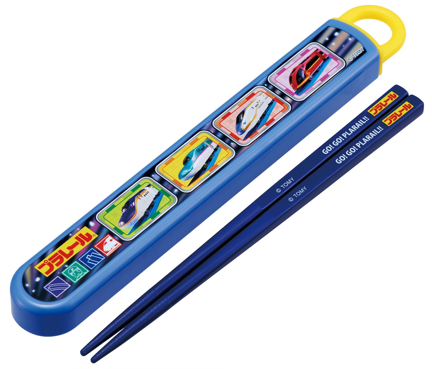 スケーター(Skater) 箸 箸箱 セット 子供用 お弁当 16.5cm 日本製 食洗機対応 スライド式 プラレール 25 男の子 ABS2AMAG-A商品画像