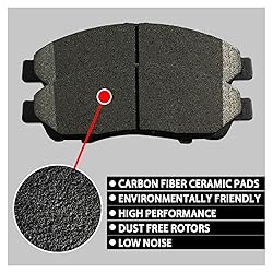 SIPAUTEC-8pcs Front and Rear Ceramic Disc Brake