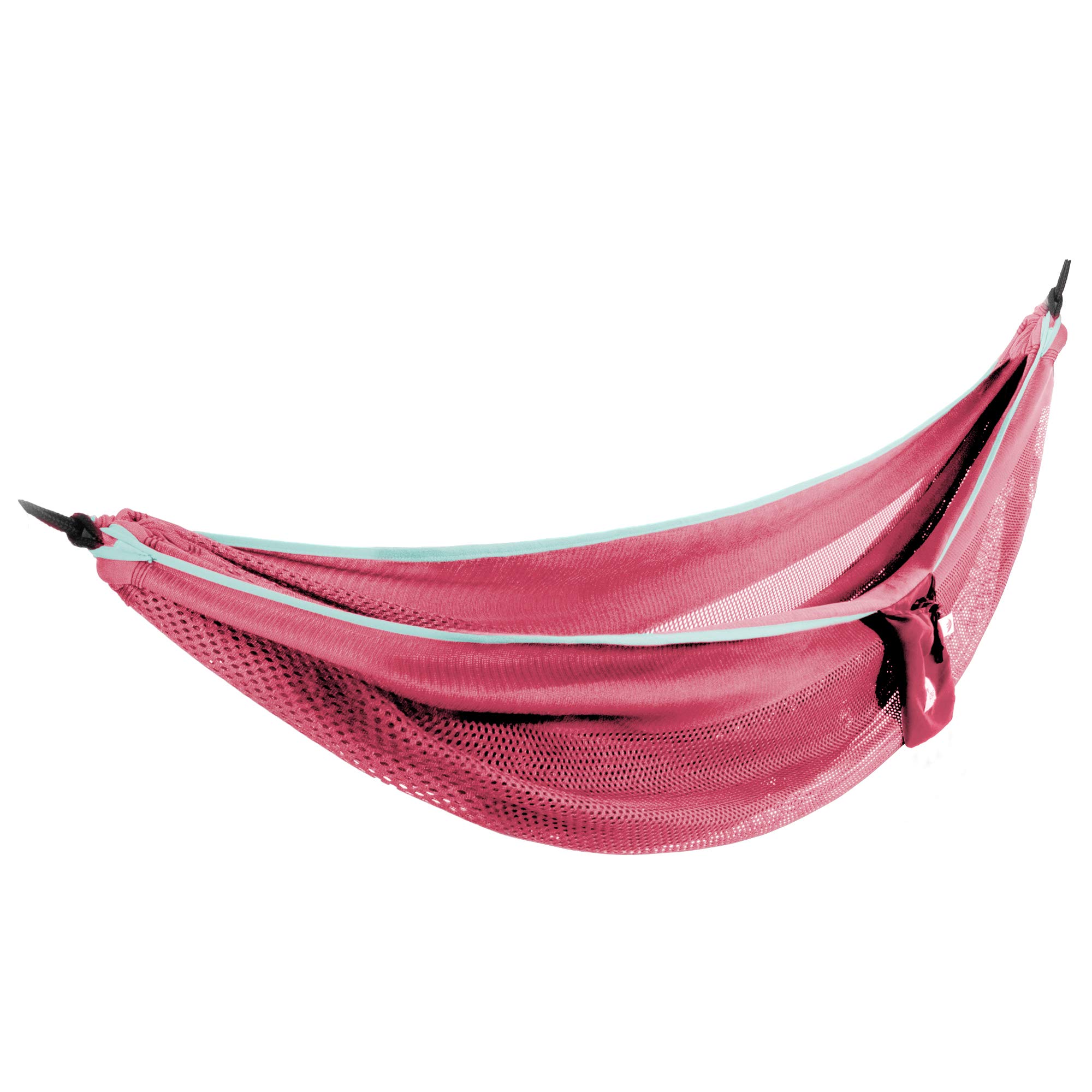 Vivere Mesh Polyester Hammock - Double - Rose/Celeste