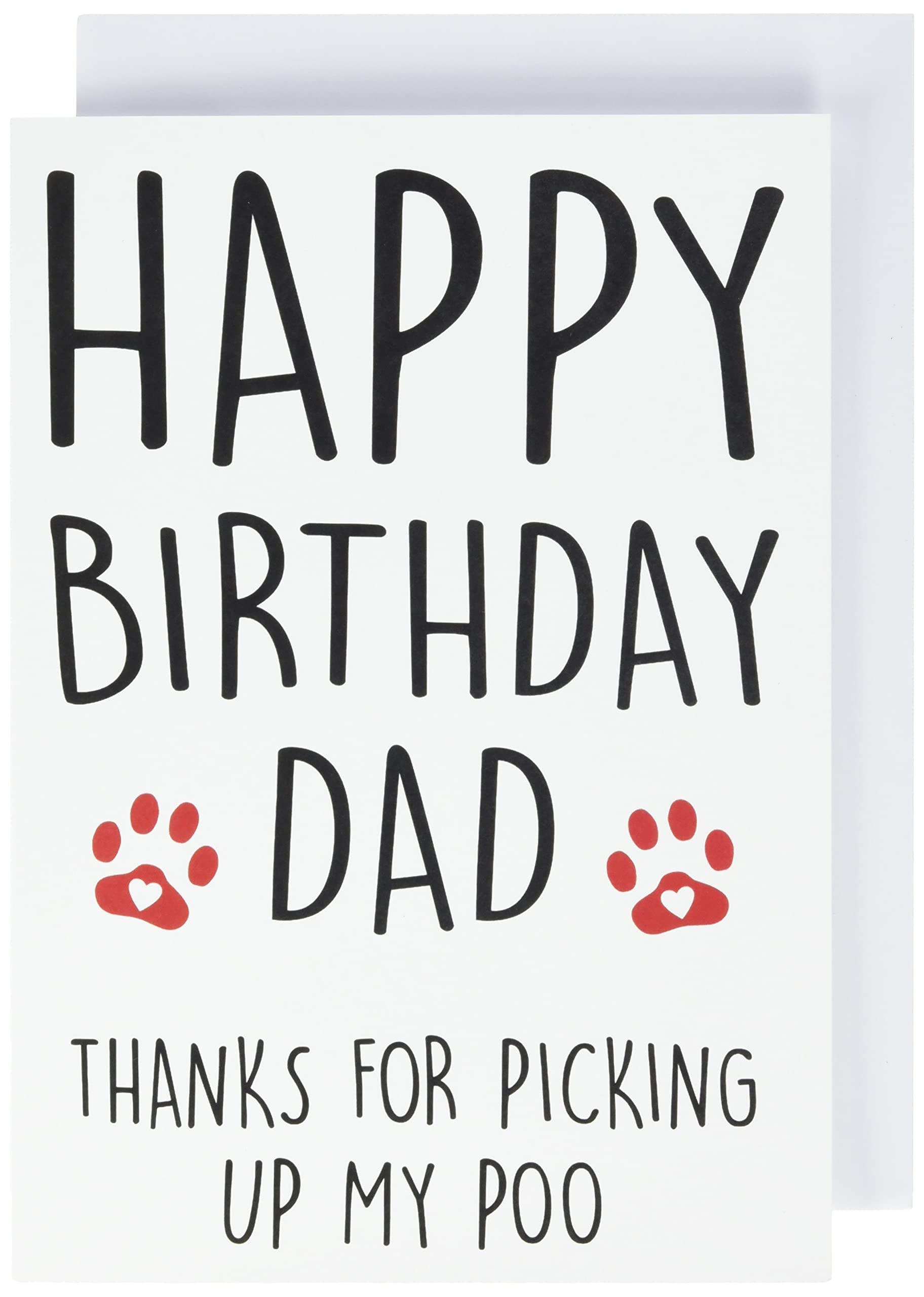 Funny Happy Birthday Card from The Dog, Card for Him Pet Card Dog Lover Card Birthday Card, Card for Dog Dad, Dad Card, Dog Dad Card PC285