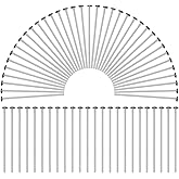 Qimoo 500Pcs Flat Head Pins for Jewelry Making, Stainless Steel Jewelry Head Pins Length 0.71"/18MM Flat Headpins for DIY Craft Bead Earring Necklace