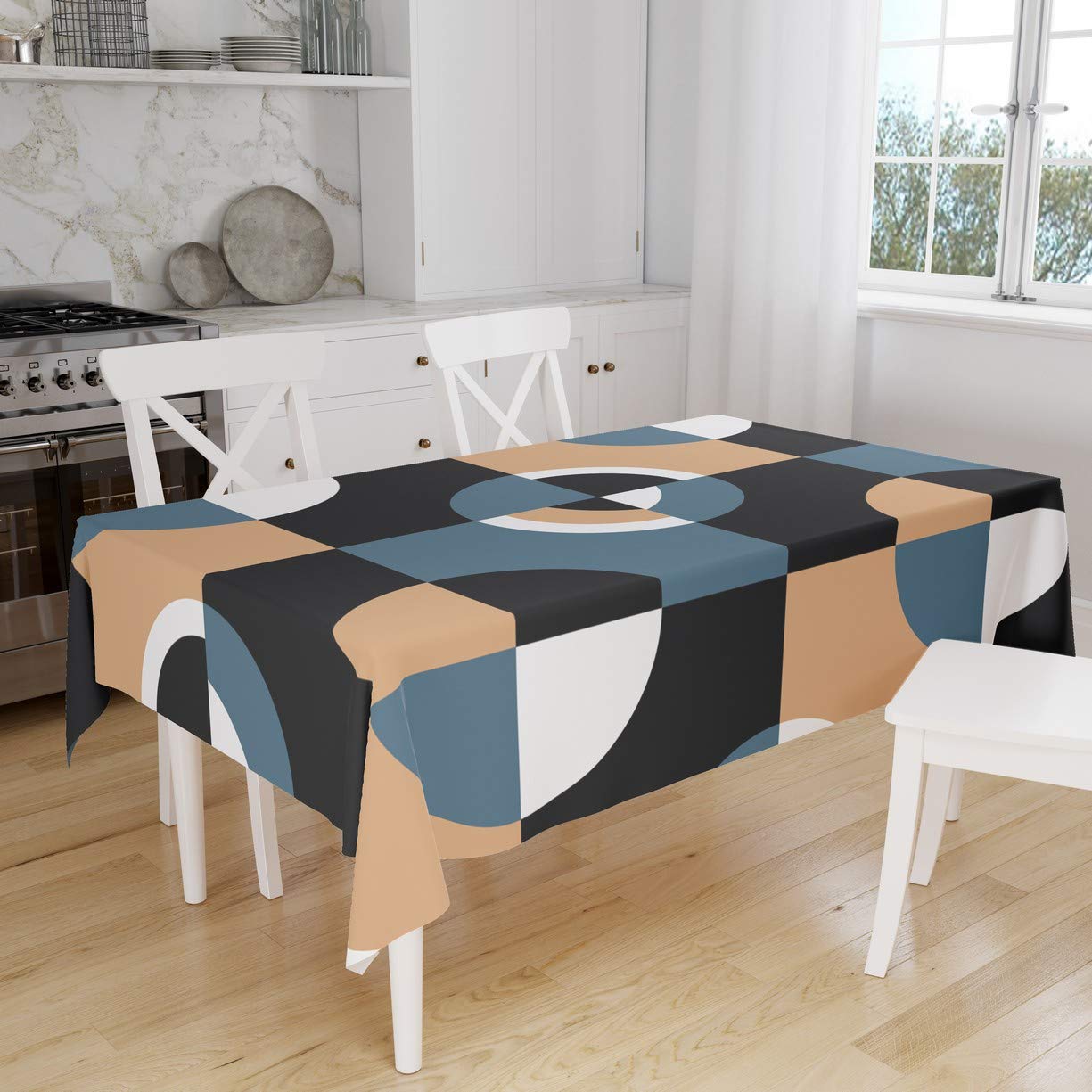 Bonamaison Kitchen Decoration, Tablecloth, 140cm x 160cm - Designed and Manufactured in Turkey