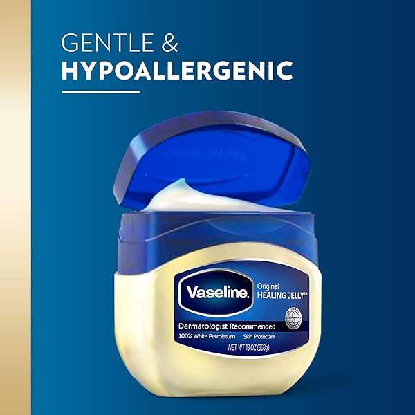 VASELINE PETROLEUM JELLY ORIGINAL SKIN CARE FOR DRY SKIN AND ECZEMA RELIEF 100% PURE PETROLEUM JELLY 13 OZ