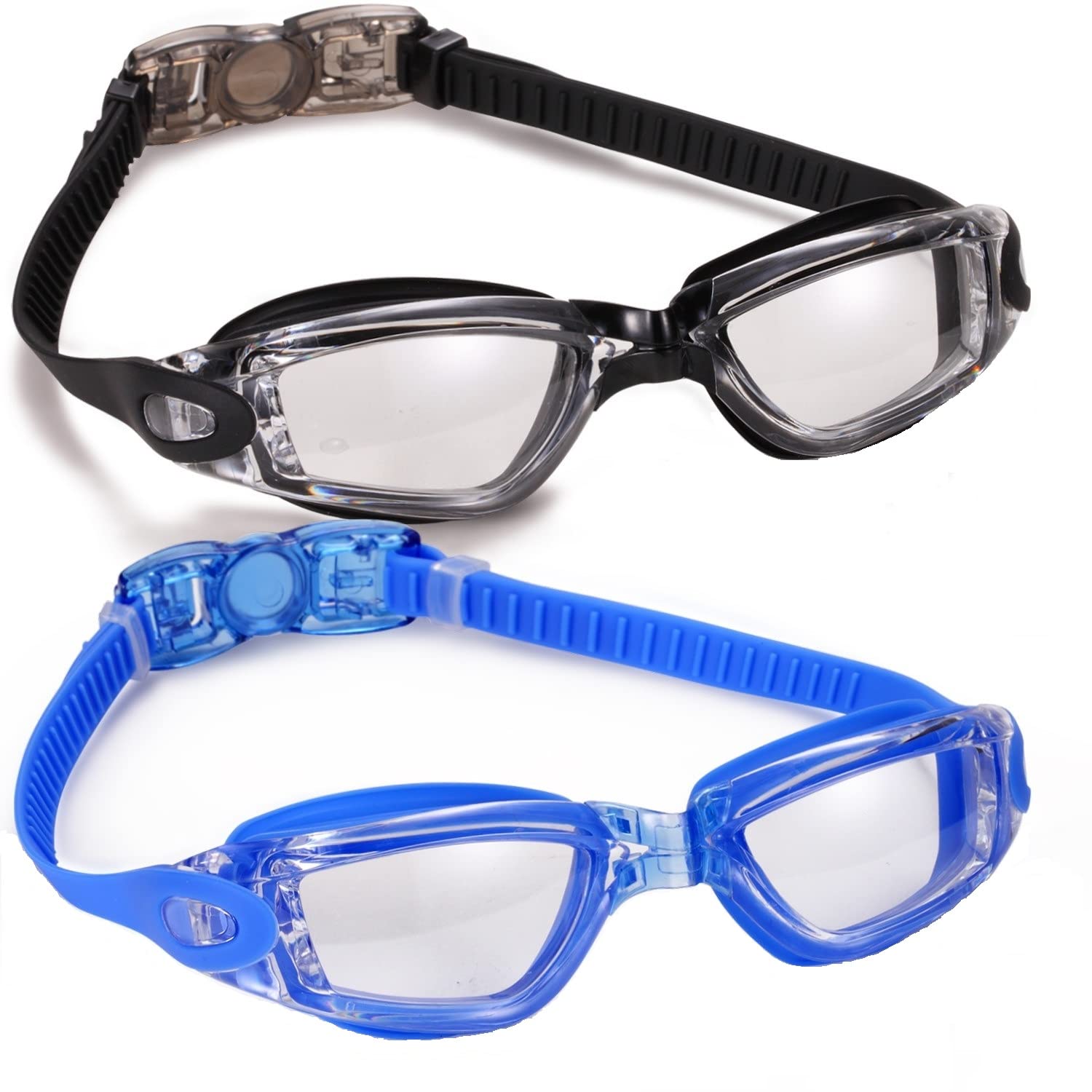Yizerel Swim Goggles, 2 Pack Swimming Goggles for Adult Men Women Youth Kids Child