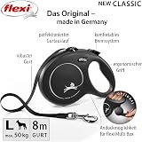 flexi Classic L Tape 8 m Black Retractable Dog Leash up to 50 kg view 3