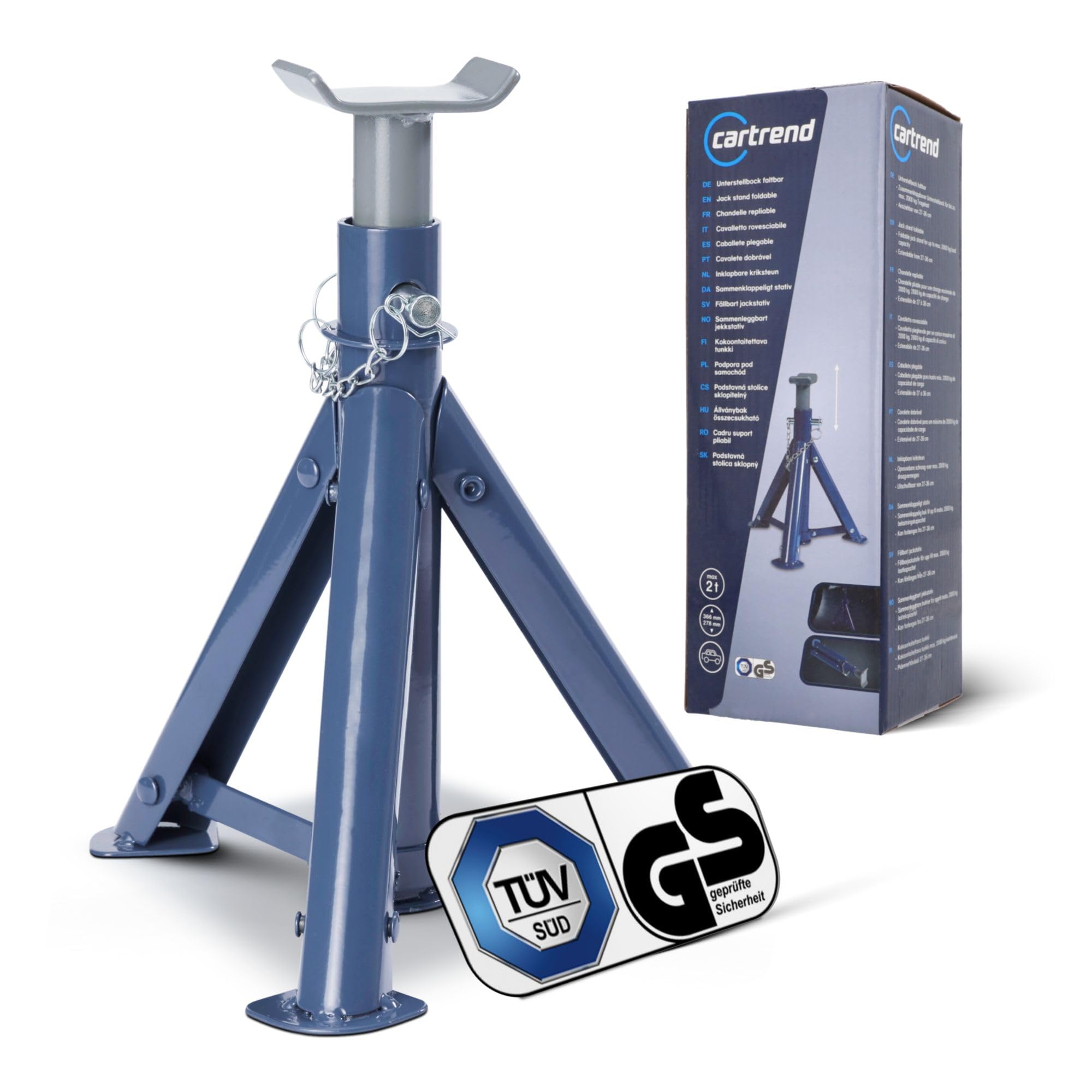 CARTREND 50290 Unterstellbock Abstellbock 100mm 100mm 270mm manuell 1.77kg
