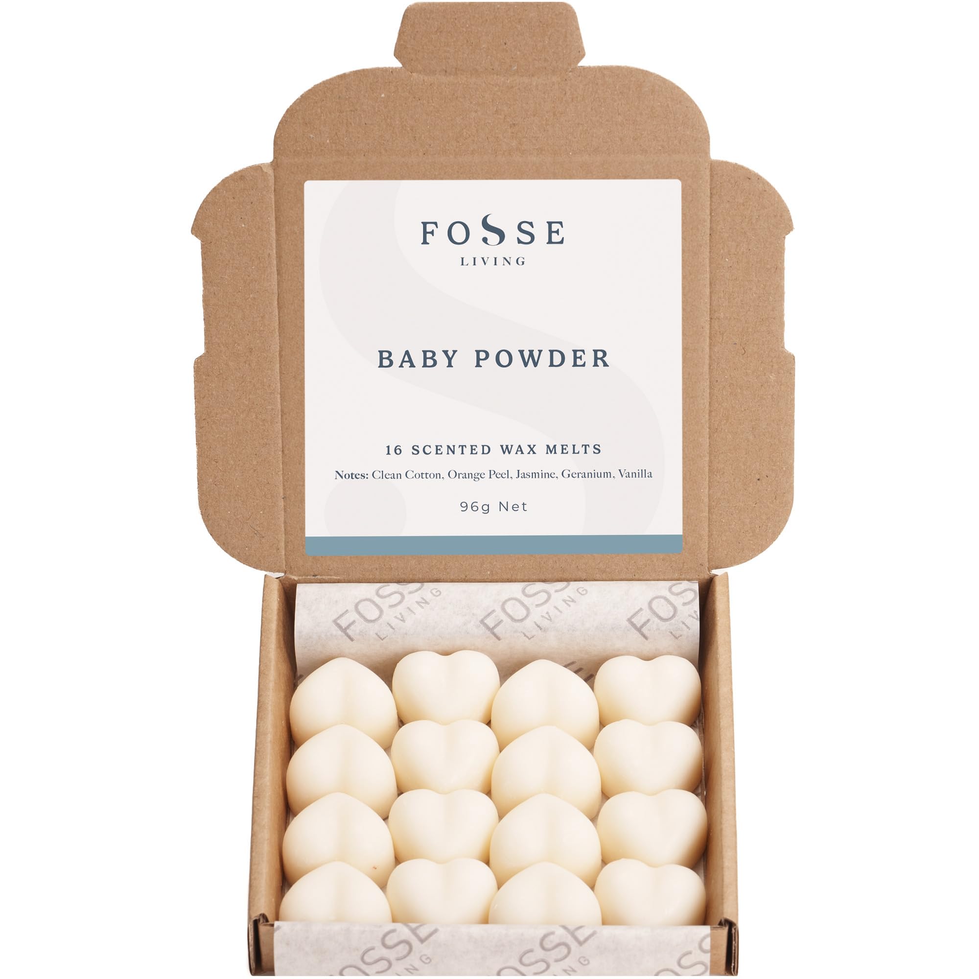 Baby Powder Strong Scented Wax Melts 16 Pack - The Gift for Every Occasion – Made in the UK