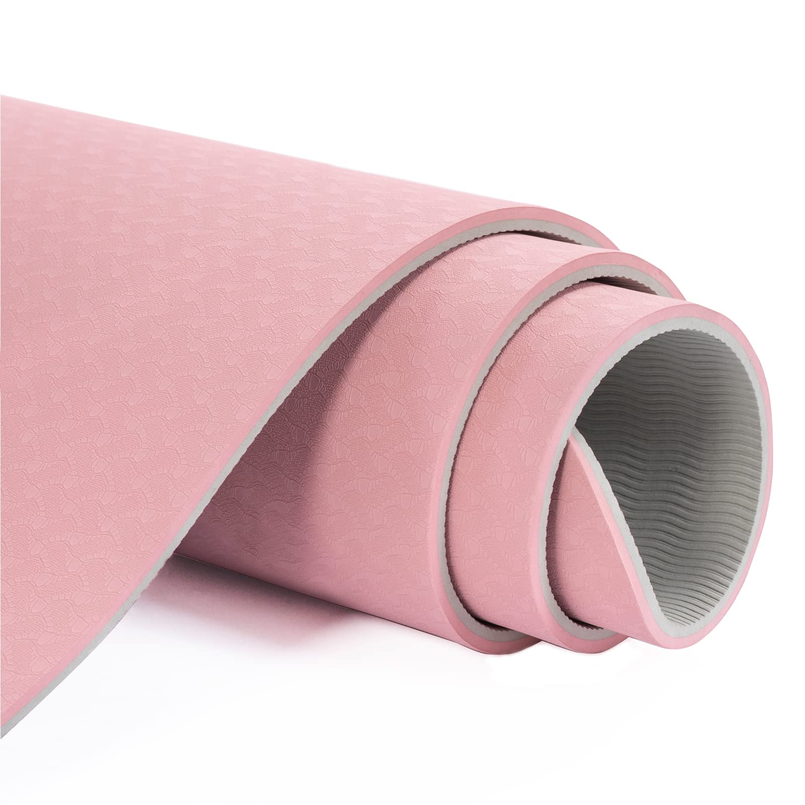 Yoga Mat Non Slip, Pilates Fitness Mats, Eco Friendly, Anti-Tear 1/4
