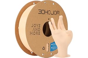 3DHoJor PLA Pro (PLA+) Filament 1.75mm, 3D Printer Filament, Cardboard Spool, +/- 0.03mm Accuracy, Beige, 1kg