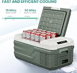 Alpicool NL15 15L Car Refrigerator Freezer 12V 24V DC AC Portable view 3