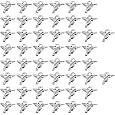 LOTIKOU 50PCS Small Hummingbird Charms Alloy Mini Hummingbird Charms 3D Animal Alloy Hummingbird Enamel Pendants for Earring Necklace Bracelet Keychain Jewelry Craft Making