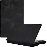 Magnetic Case for XTEINK X4 Pro E-Book Reader, Soft-Touch Matte Black | Ultra-thin Lightweight Leather Protective Cover for 4.3" Xteink X4 Pro with Magnetic Closure, Reserved Charging Hole