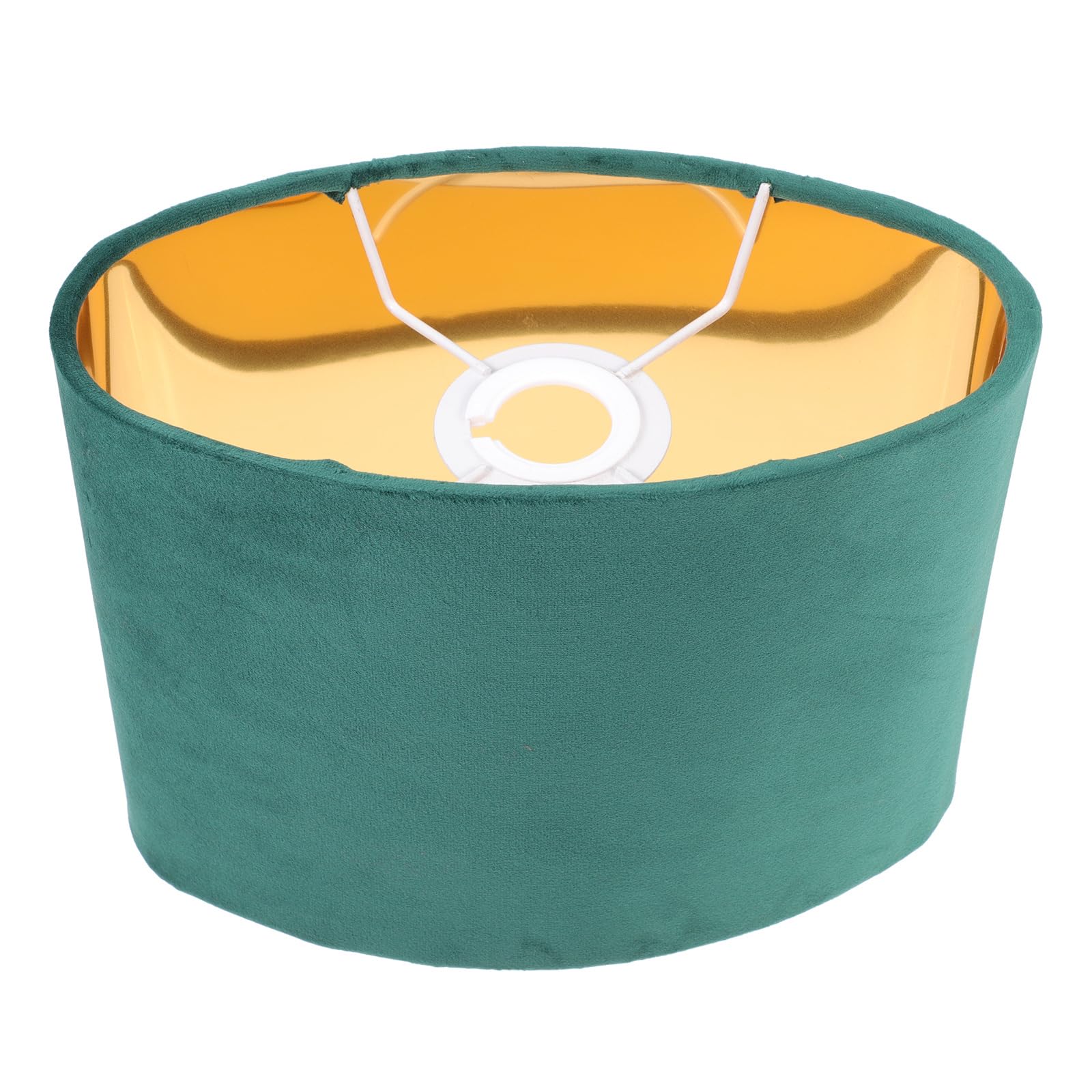 CAXUSD 1pc Lamp Shade White Chandelier Rustic Lamp Shades Metal Retro Over Light Bulb Oval Table Cover Oval Delicate E27 Desk