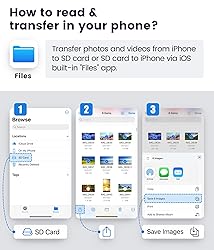 SD Card Reader for iPhone iPad, Oyuiasle Digital