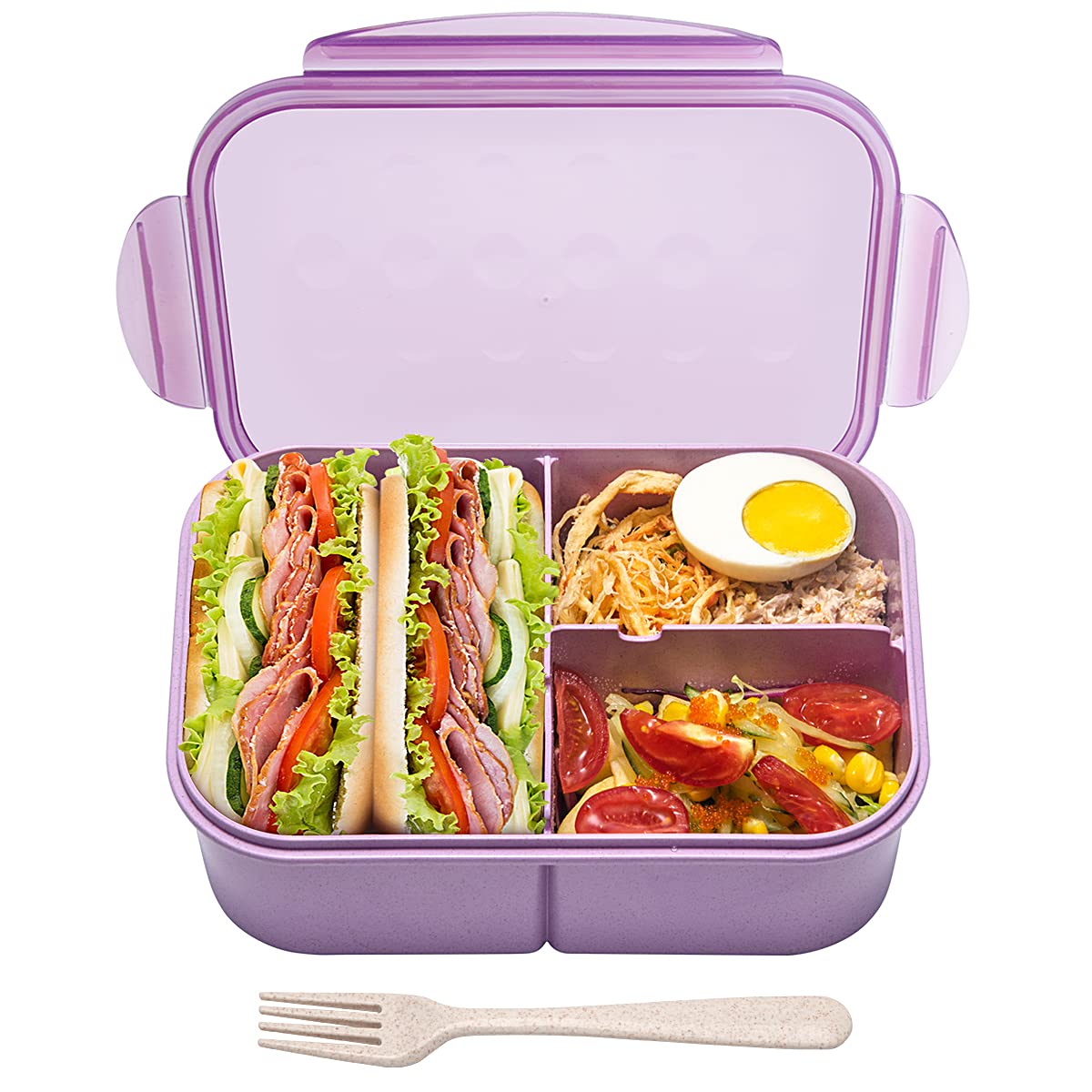 MISS BIG® Bento Box,Bento Box Adult,Lunch Box,Leak