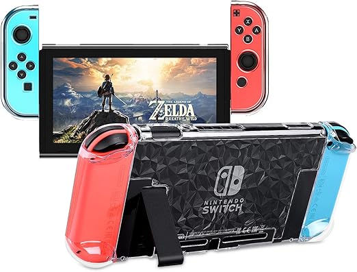 Nintendo Switch Hard Case Dockable Tendak Slim Clear Protective Case Cover For Nintendo Switch Console And Joy Con Controller Amazon Co Uk Pc Video Games