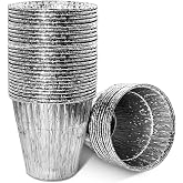 Matchwaves 25 Pack BAC608 Grease Bucket Liners for Traeger Grease &amp; Ash Keg | 6.3 x 6" Drip Tray for Woodridge, Pro Series, Ironwood &amp; Flatrock, Drip Bucket Cup for Pit Boss, Recteq, Z Grills &amp; Camp Chef