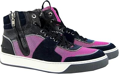 lanvin black leather sneakers