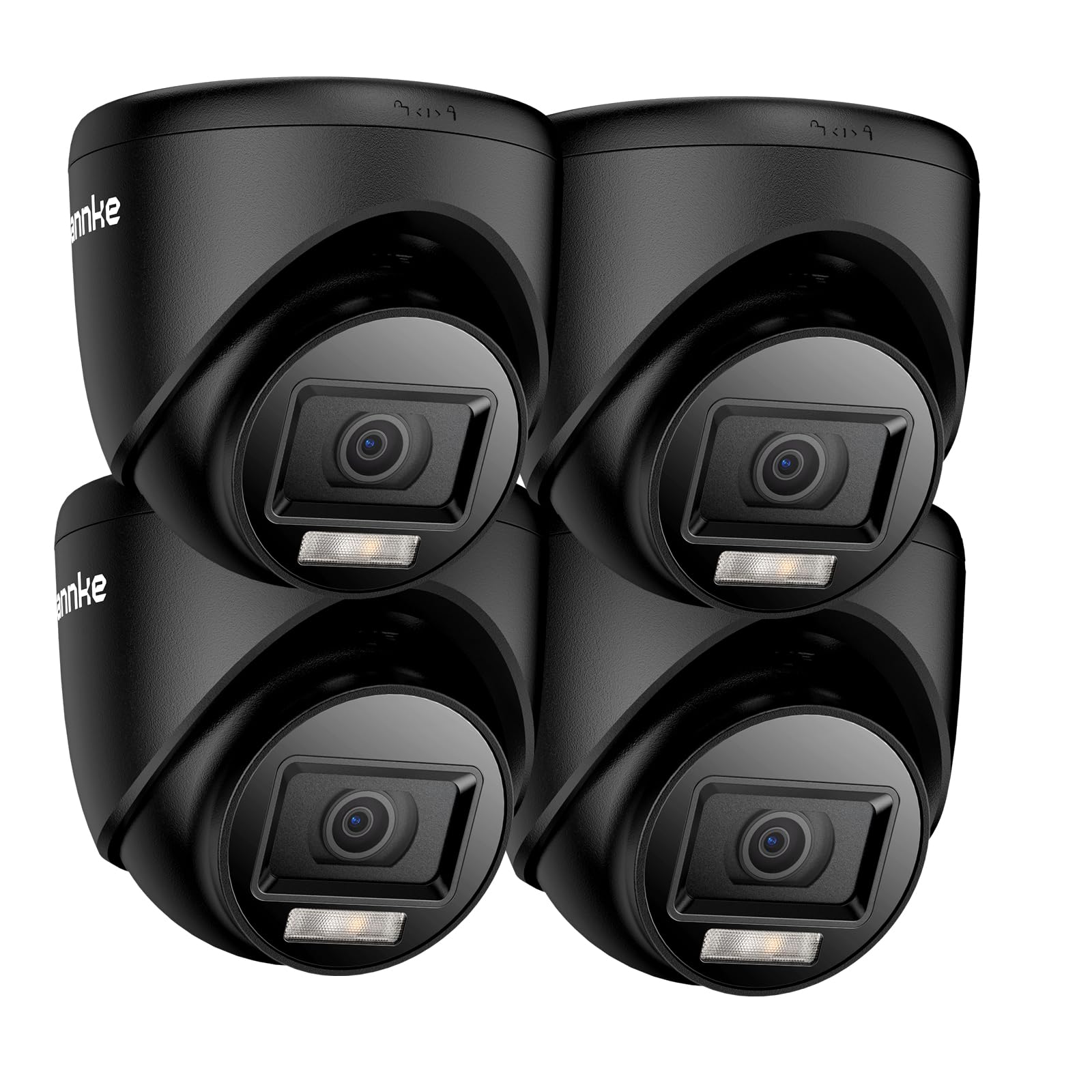 ANNKE 4-Packed HD-TVI 1080P Home Security Surveillance Cameras, 2MP Day Night Vision, Smart Color Night Vision, IP67 Weatherproof Housing