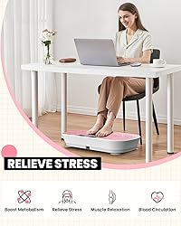 AXEFIT Vibration Plate Exercise Machine - Bluetooth