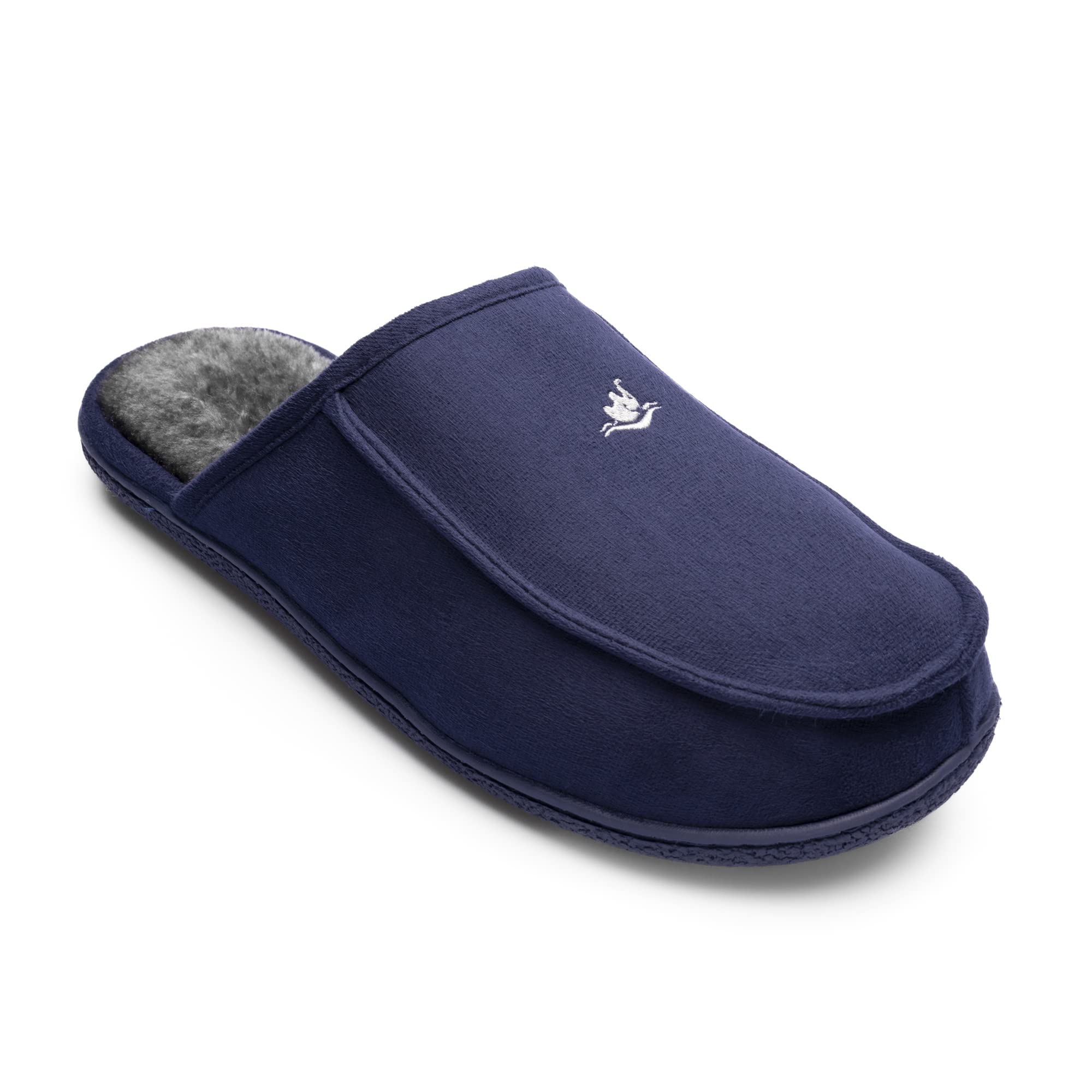 EUROPEAN SOFTEST Men's 80D High Density Memory Foam House Slippers