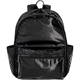 LeSportsac Route Backpack (Black Shine)