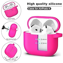 R-fun for AirPods 4 Case with Cleaner Kit,Full