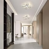 Comely ModernLED Ceiling Light 30W 3375LM 4500K Silver 30cm Flower view 5