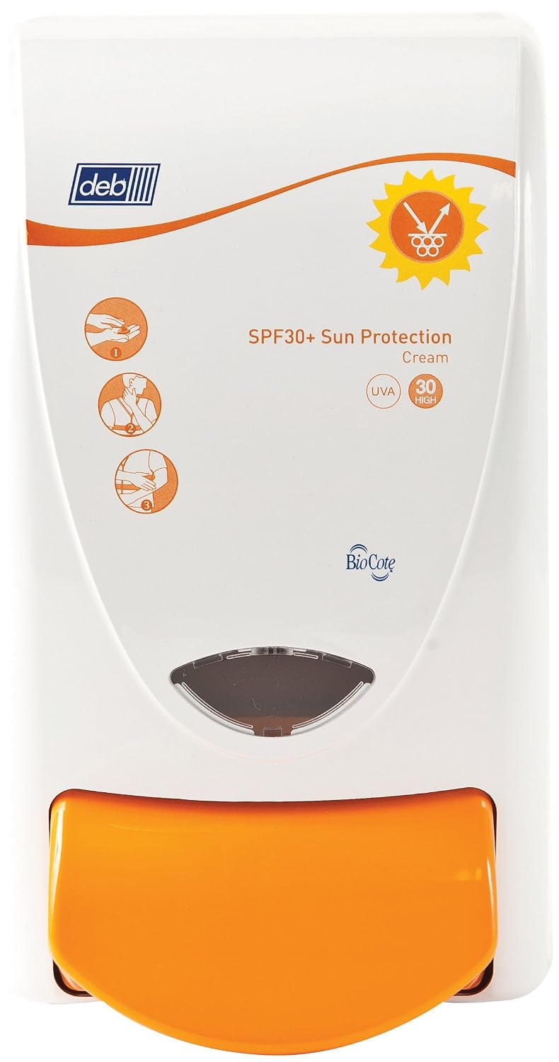 DEB SUN1LDSEN Stoko Sun Protect Dispenser, 1L, White