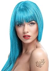Crazy Color X2 Bubblegum Blue Semi-Permanent Hair Dye 100ml each view 3