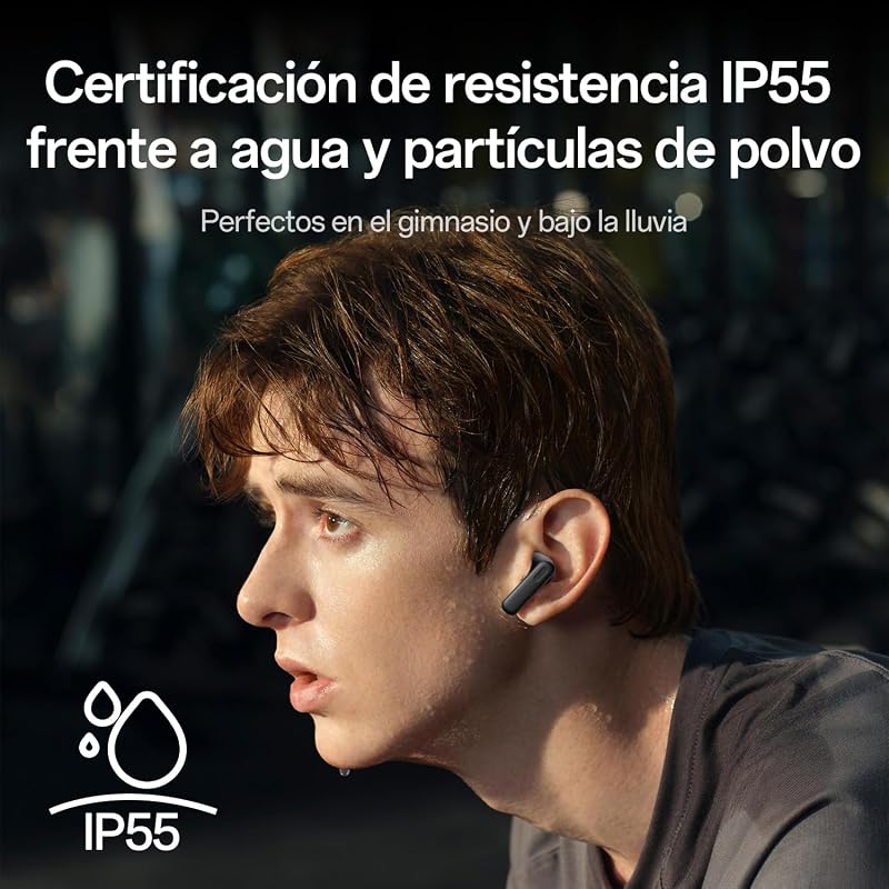 Enco Buds3 Bluetooth 5.4 12.4mm 48h IP55 Auscultadores, Preto Ardósia