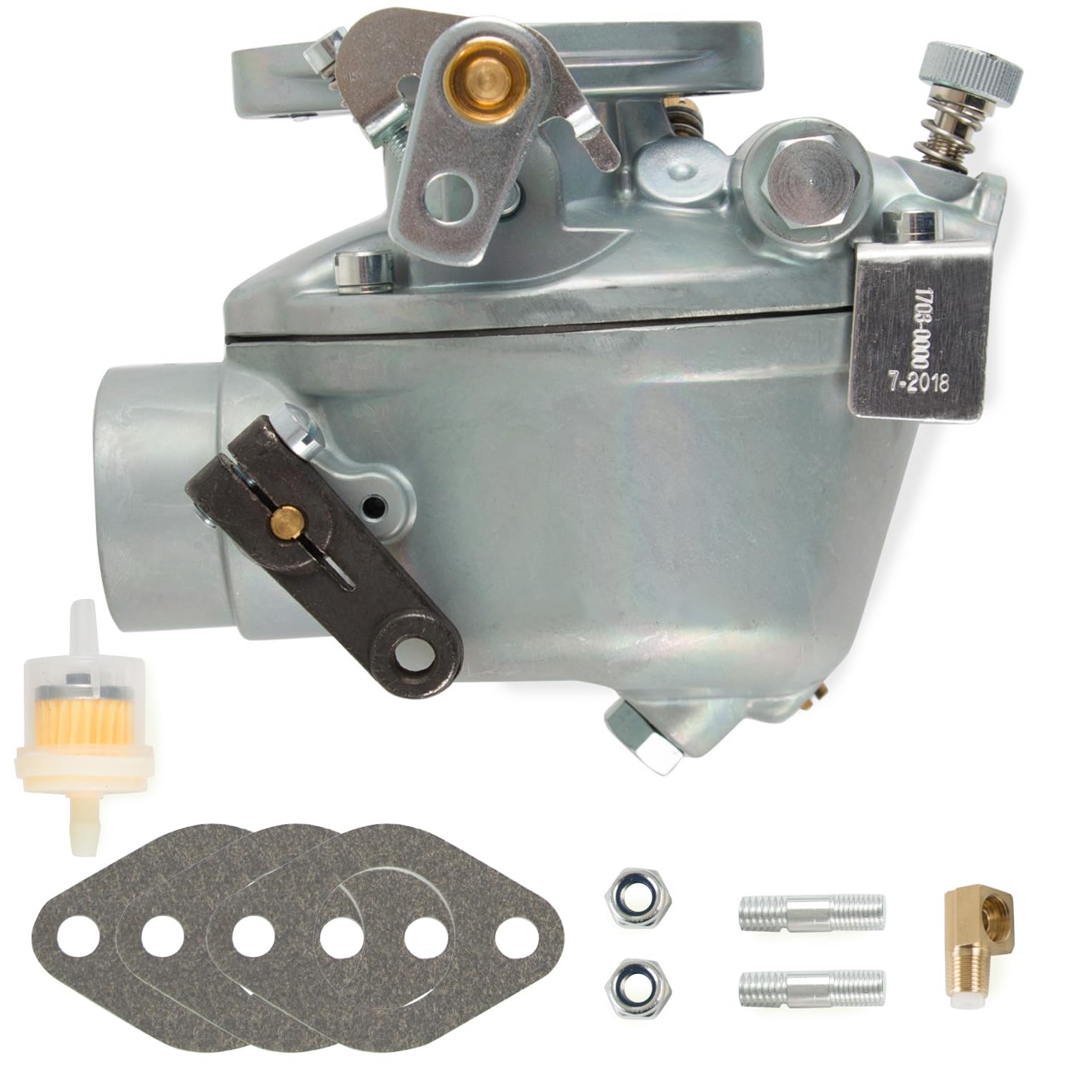 Photo 1 of 352376R92 Carburetor Carb Compatible with IH Farmall A AV B BN C SUPER Tractors Replaces 373957R91 355485R91 354184R93 TSX156 52499DB 69401D TSX157 TSX319
