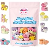 Swedish Candy Mix - Authentic Scandinavian Swedish Style Candy Variety Pack - Gummy Candy, Foam Candy, Marshmallow Treats - Sour &amp; Sweet Flavors (0.5 Pounds)