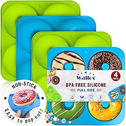 Walfos Full Size Silicone Donut Mold for Baking- 4