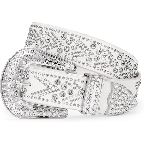 WERFORU Men Western PU Leather Belt Western Cowboy Women  display picture 2