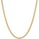 Men’s Stainless Steel Cuban Chain Necklaces Choice of Styles and Colors - 24"