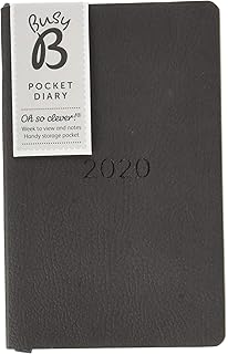 Slim Diary 2020 Busy B - en piel sintética roja, vista ...