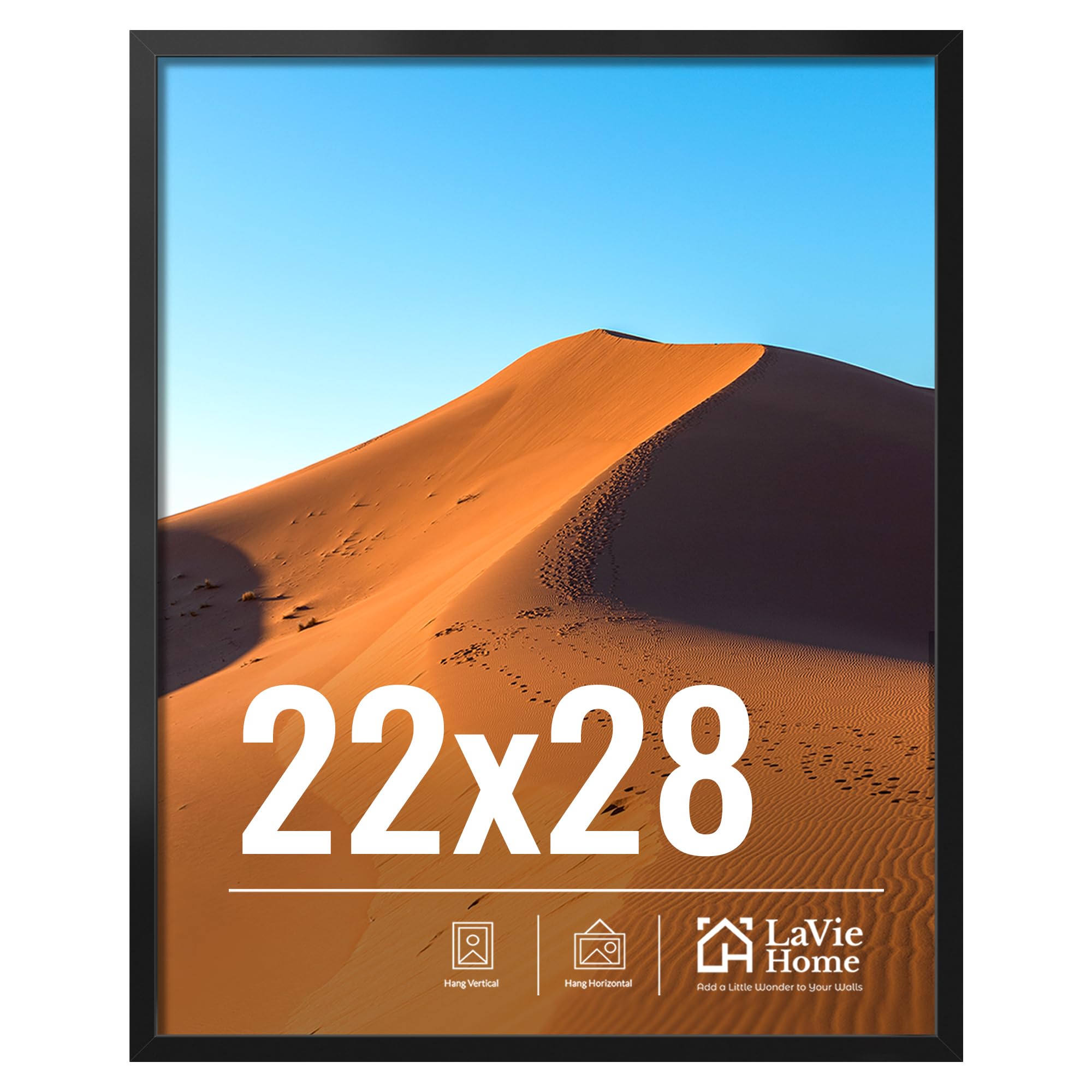 LaVie Home 22x28 Picture Frame for Wall