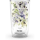 Tervis Kelly Ventura Floral Vista Crystal Collection Perennial Patch Made in USA Double Walled Insulated Tumbler Travel Cup Keeps Drinks Cold & Hot, 16oz, Perennial Patch